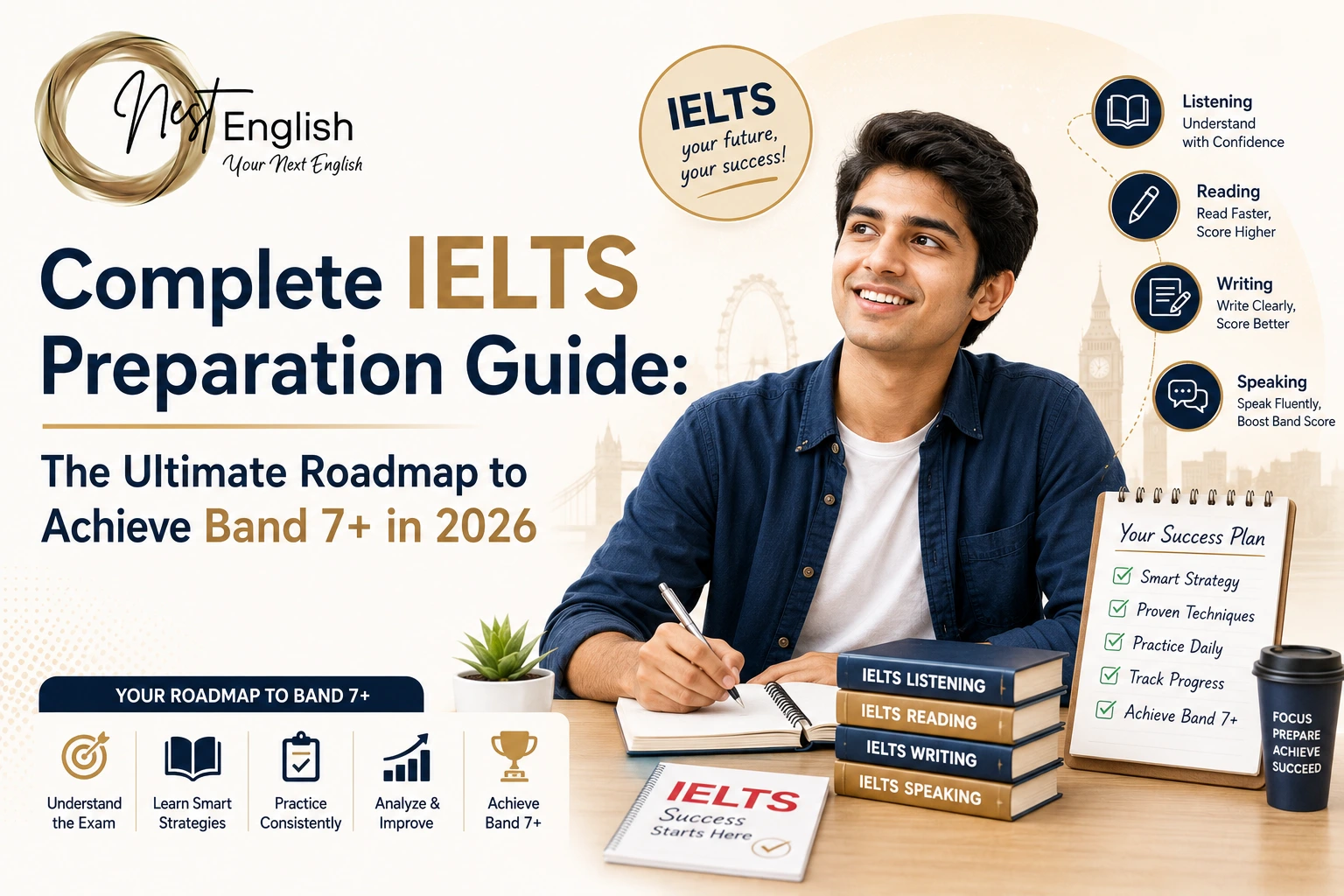 Complete IELTS Preparation Guide The Ultimate Roadmap to Achieve Band 7+ in 2026